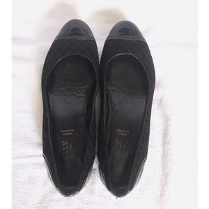 Bally Switzerland Leather Ballet Flats Black 7-7.5